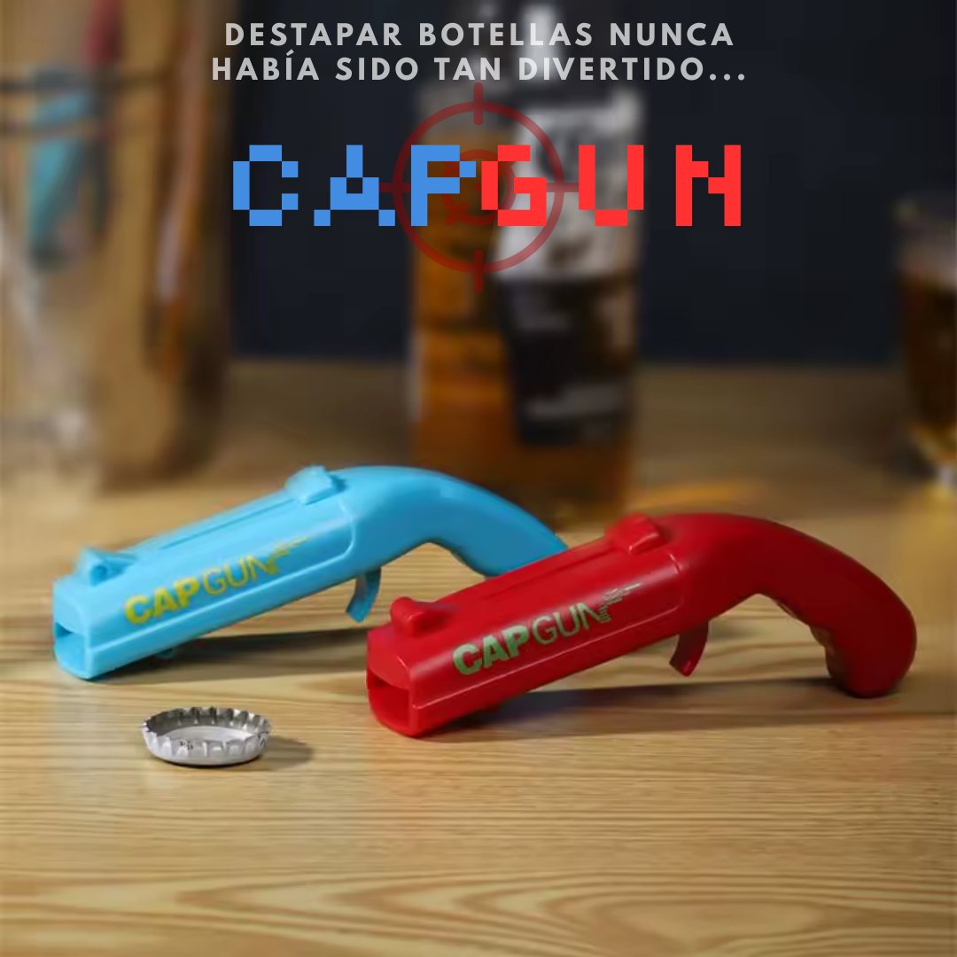 Dile adiós a los destapa botellas aburridos... - CapGun